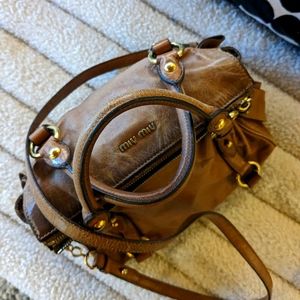 Miu Miu vitello (Prada) two-way crossbody bag